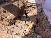New construction helical piles