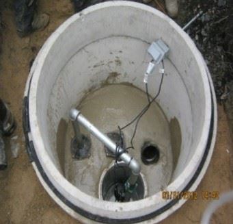 exterior sewer backup prevention system